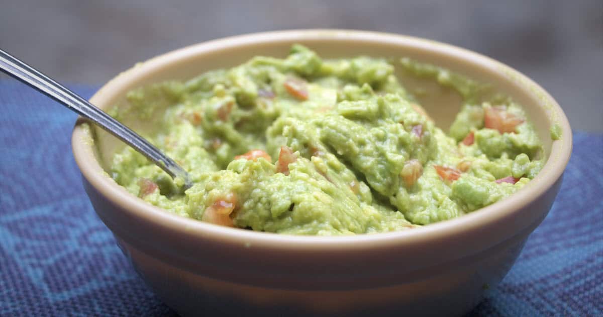 Homemade Basic Guacamole | Bush Cooking