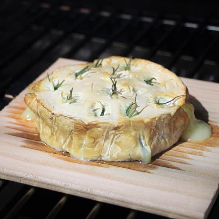 Smoked Brie Cheese Wrapped in Prosciutto Bush Cooking