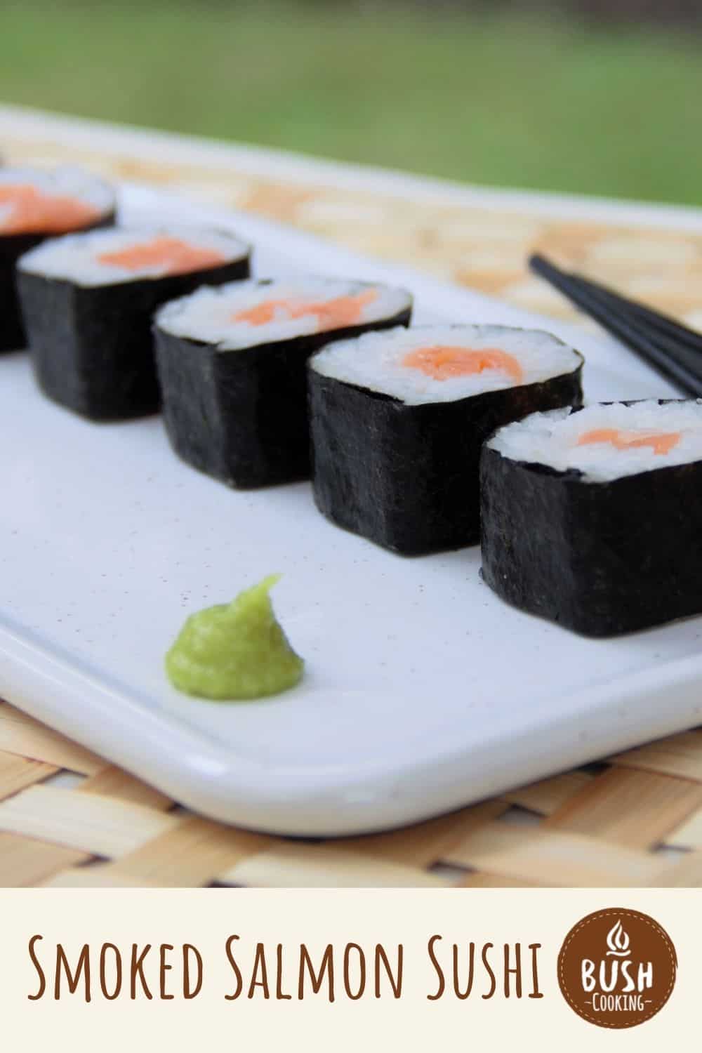Big sushi set made of fresh vegetables and seafood Stock Photo by