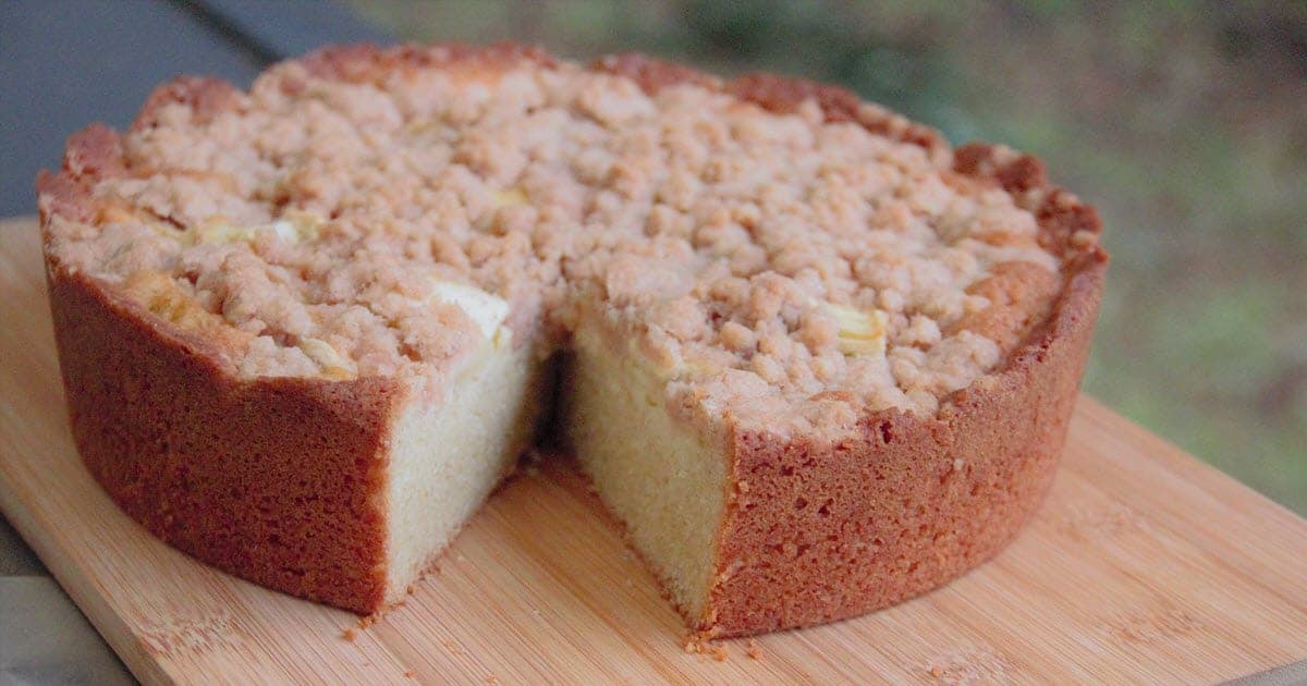 Apple Streusel Pound Cake | Bush Cooking