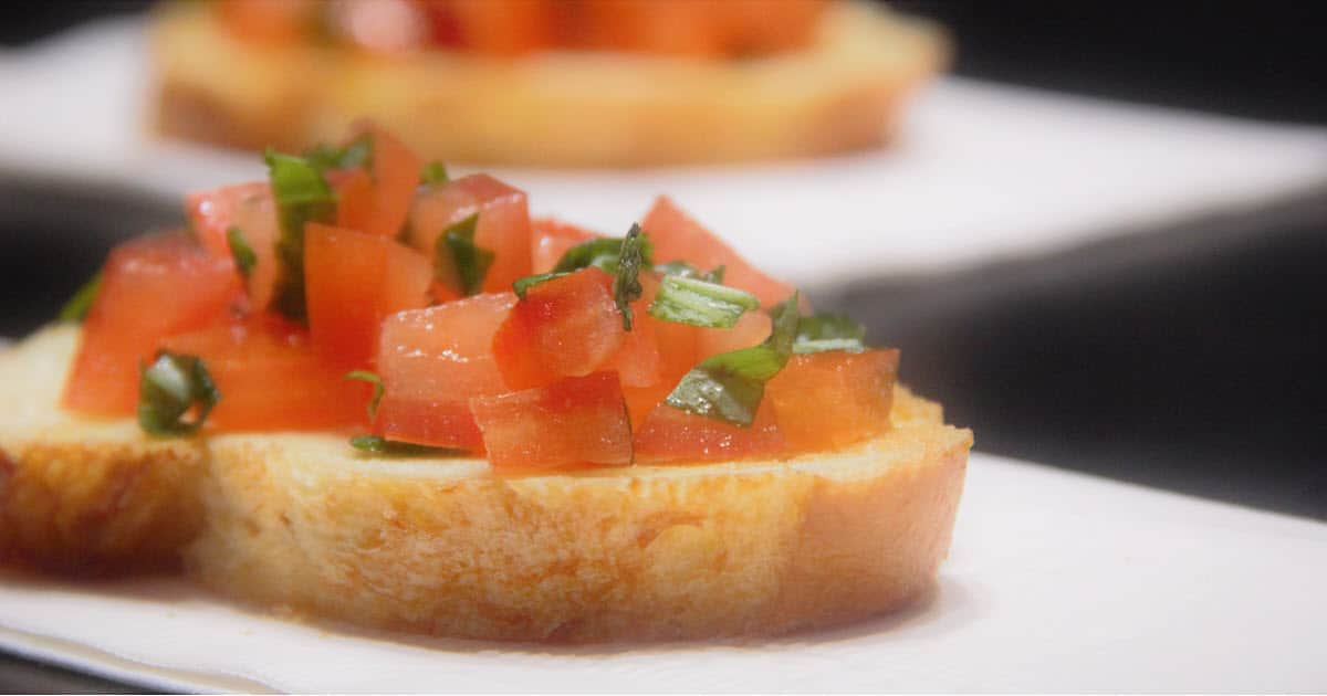 Traditional Bruschetta | Bush Cooking