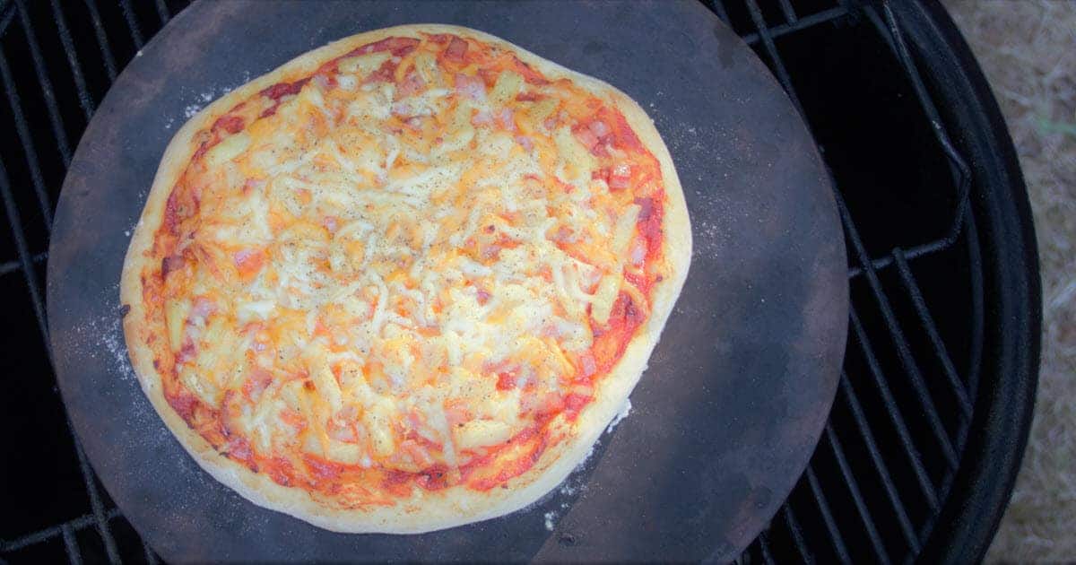 Grilled Ham and Pineapple Pizza | Bush Cooking