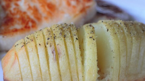 Baked Hasselback Potatoes