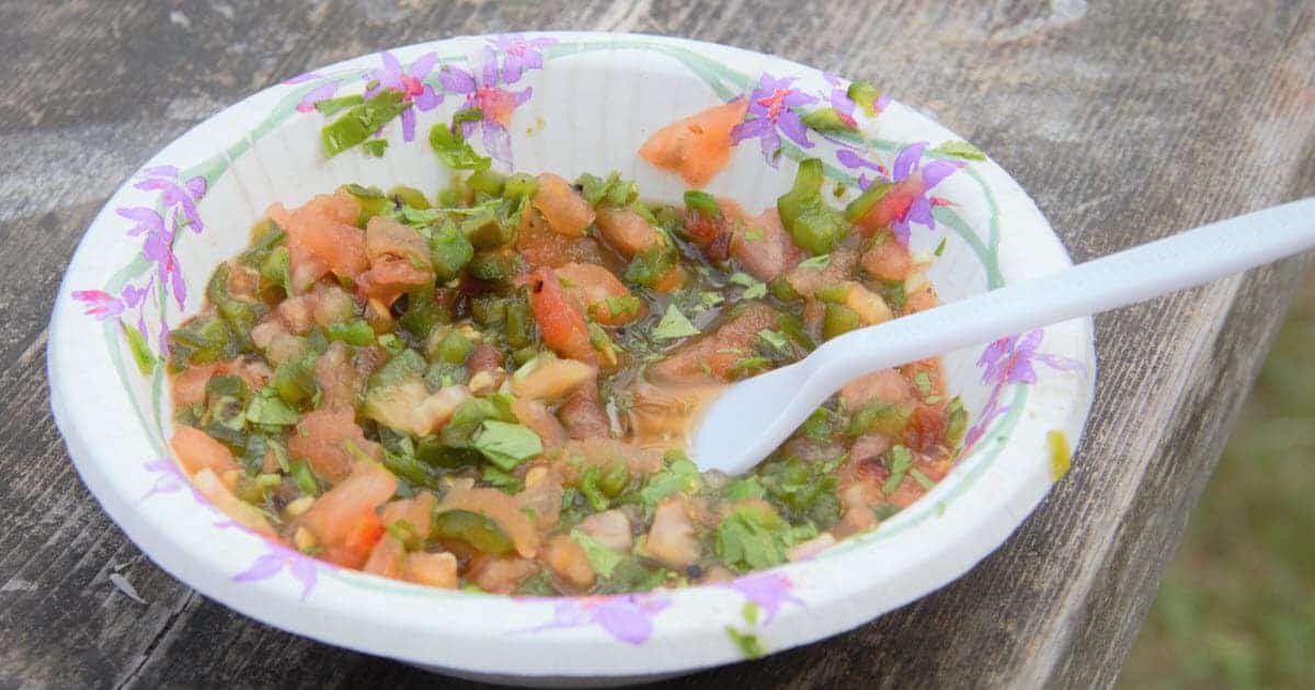 Grilled Salsa | Bush Cooking