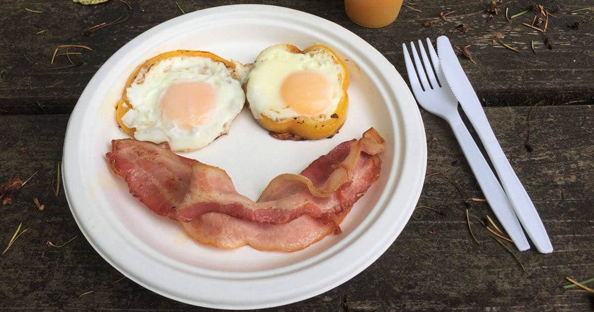 Egg in a Bell Pepper | Bush Cooking