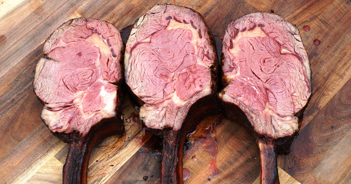 Rib Roast Reverse Sear Bush Cooking