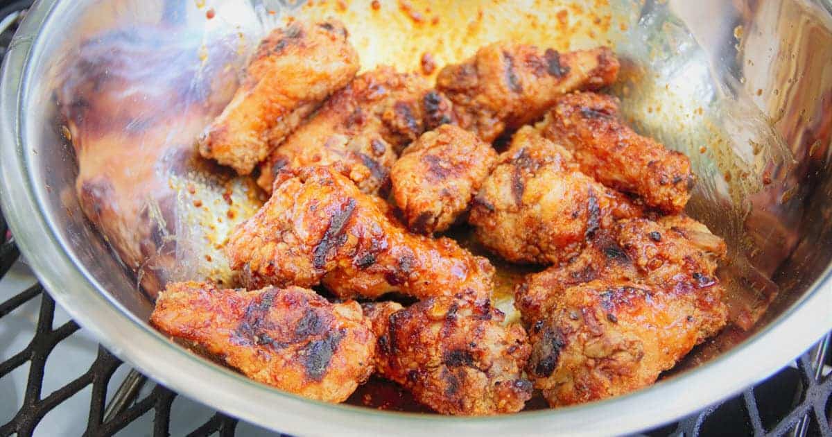 Crispy Grilled Chicken Wings | Bush Cooking