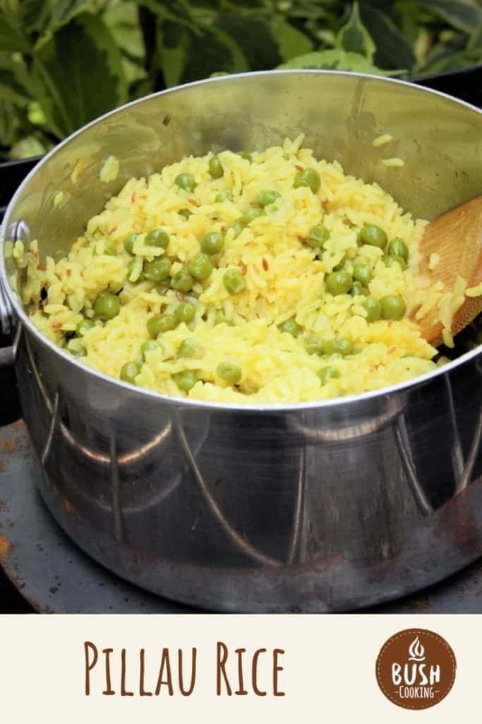 Pilau Rice Bush Cooking