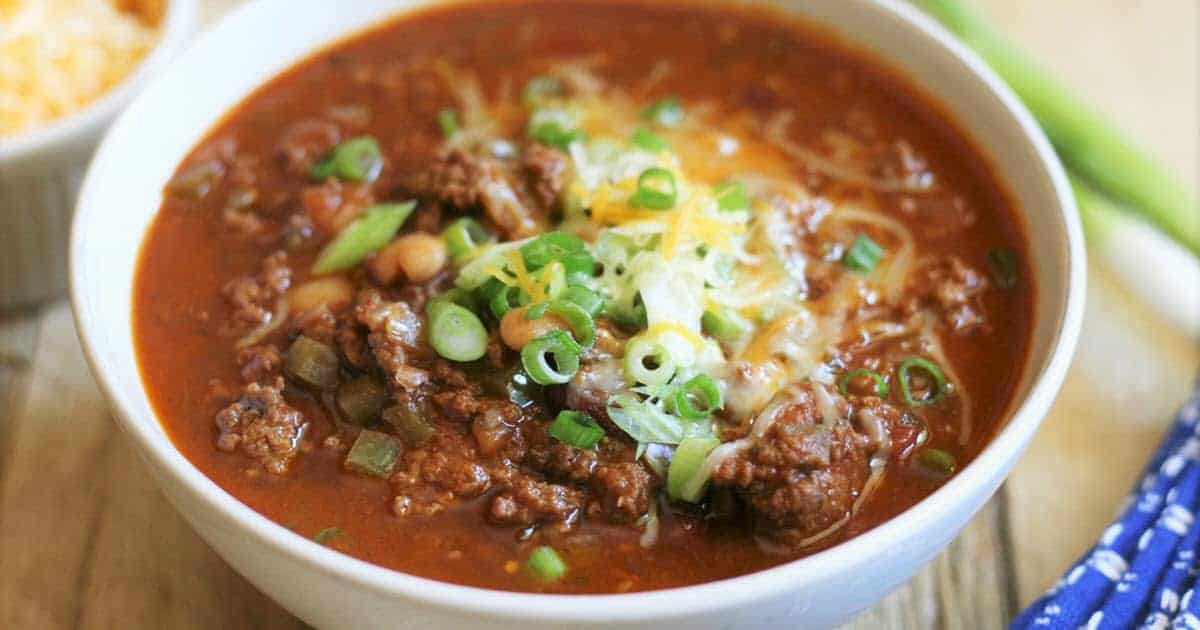 Spicy Dutch Oven Chili Bush Cooking