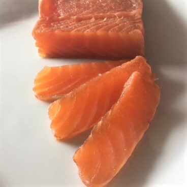 Strawberry Cured Salmon