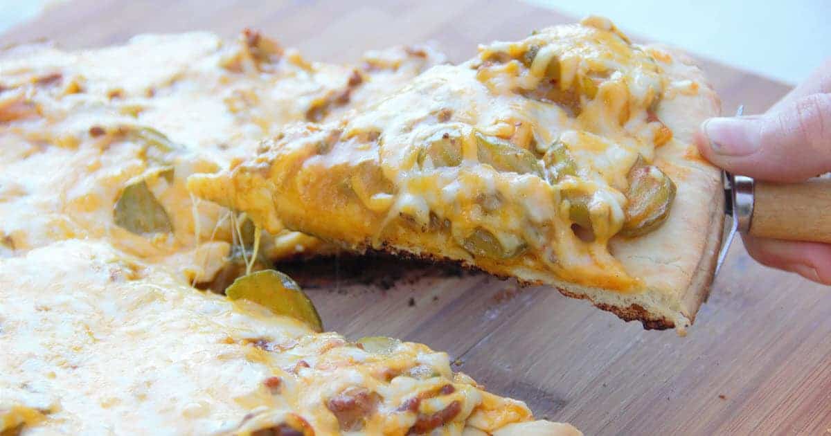 Grilled Cheeseburger Pizza | Bush Cooking