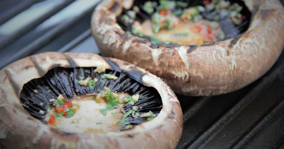 Grilled Herb Mushrooms | Bush Cooking