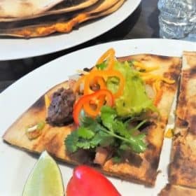 Black Bean and Salsa Qusadillas