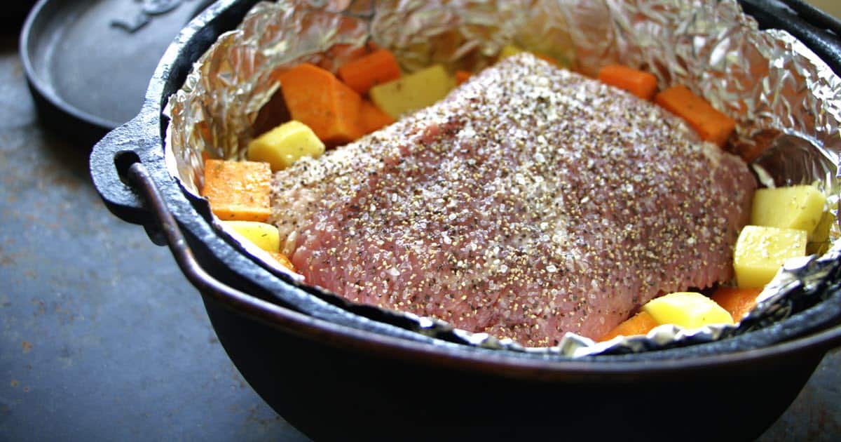 Dutch Oven Corned Beef | Bush Cooking