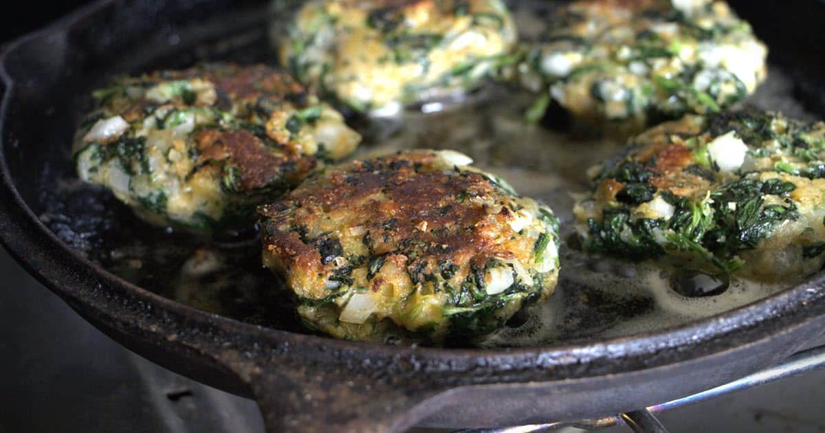 Spinach Patties | Bush Cooking