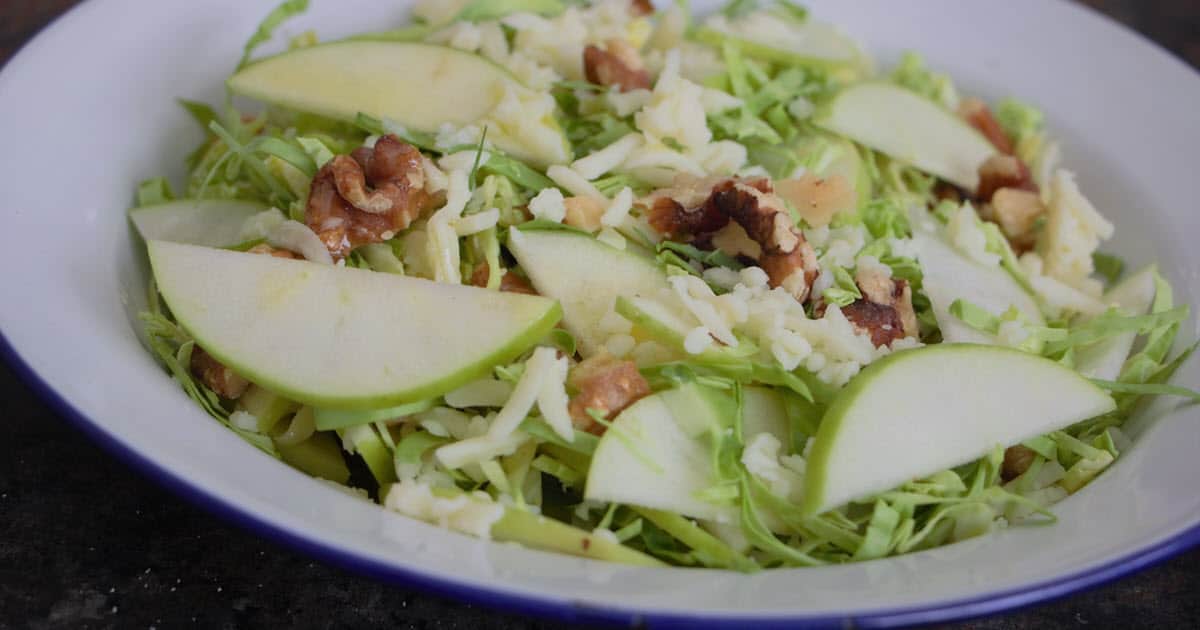 Brussels Sprout Apple Salad | Bush Cooking