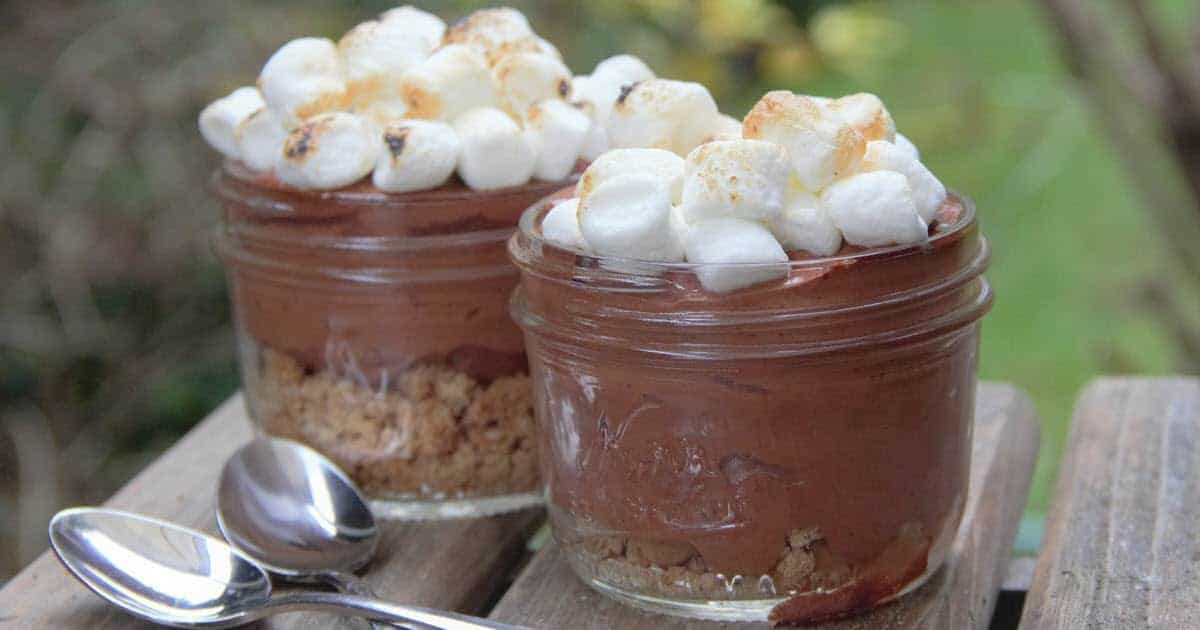 Chocolate Mousse Smore | Bush Cooking