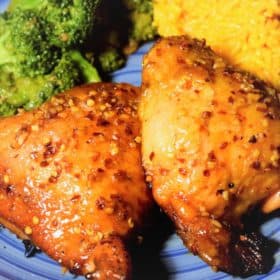 Honey Garlic Chicken Thighs