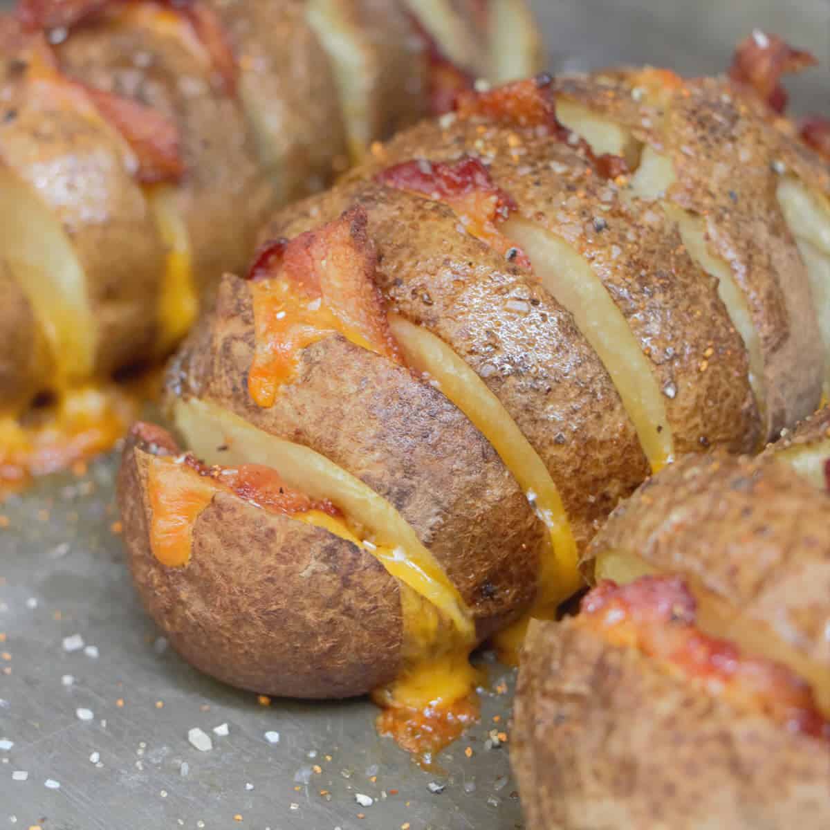 Stuffed Hasselback Potatoes Bush Cooking