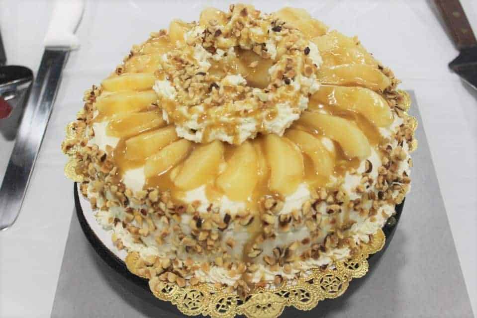 Pear Cake with Caramel Sauce | Bush Cooking