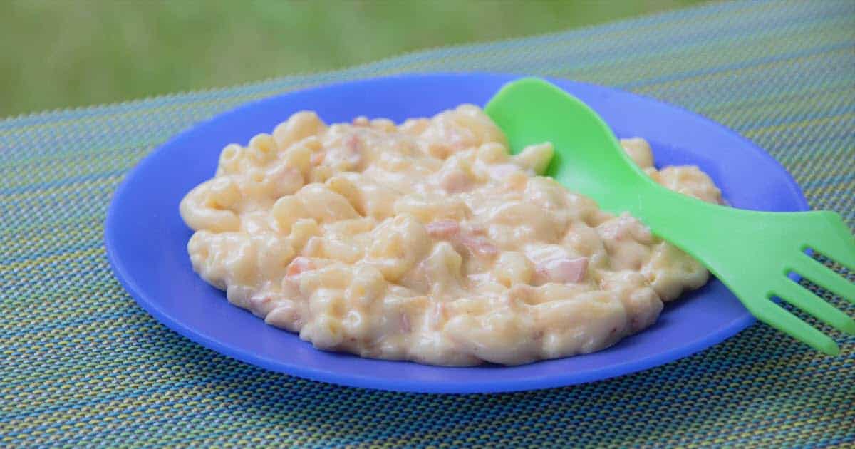 Bacon and Onion Mac and Cheese | Bush Cooking