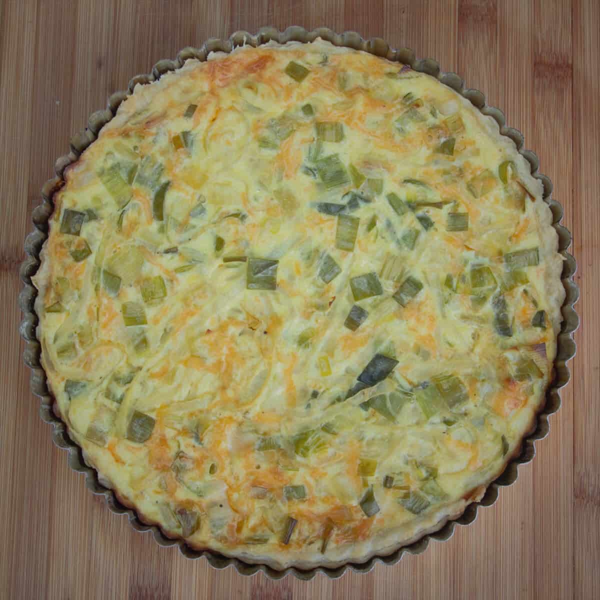 Leek Tart Bush Cooking