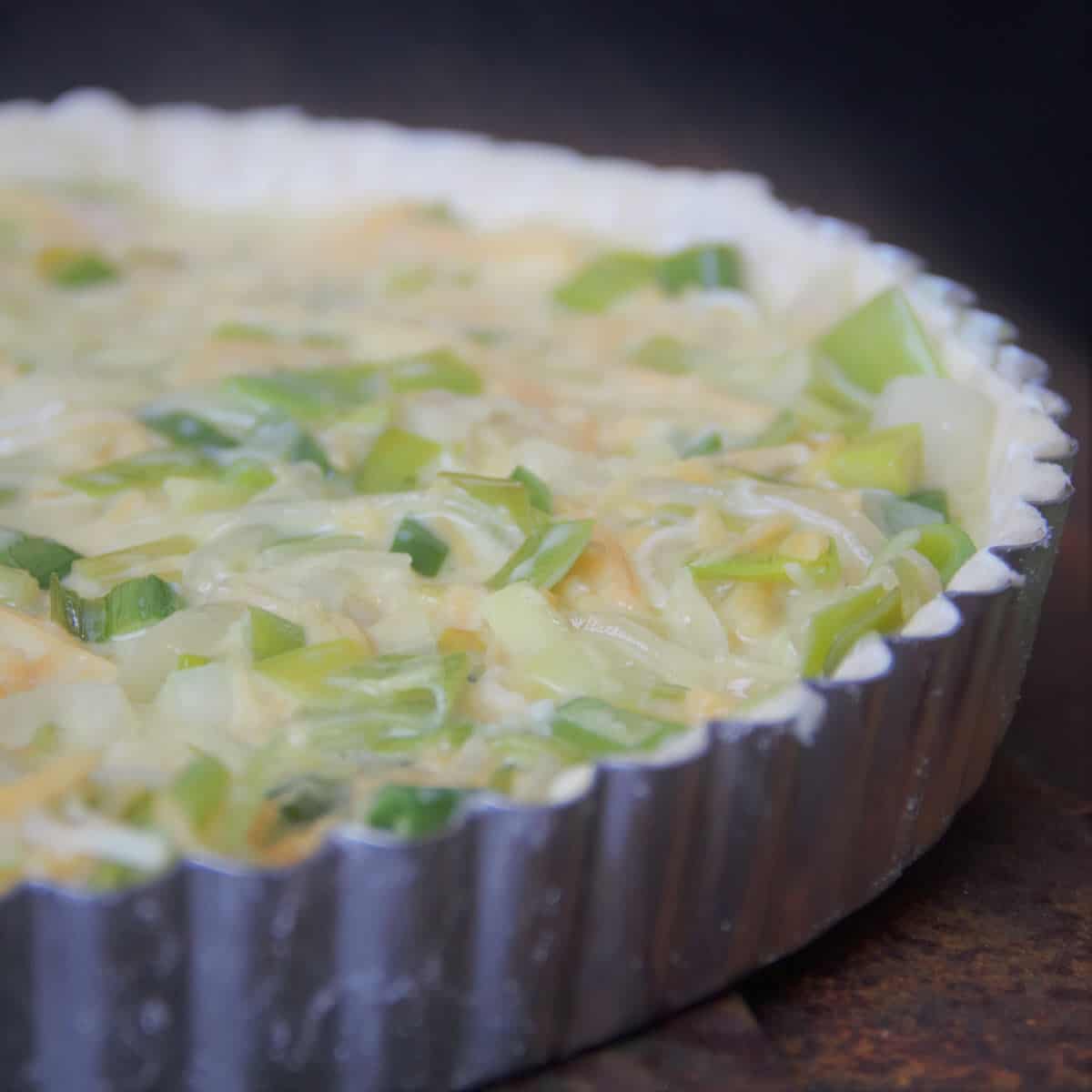 Leek Tart Bush Cooking