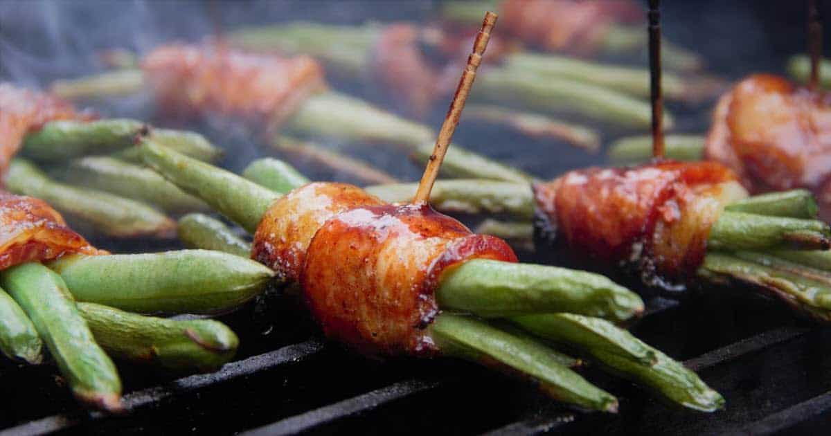 Bacon-Wrapped Green Beans | Bush Cooking