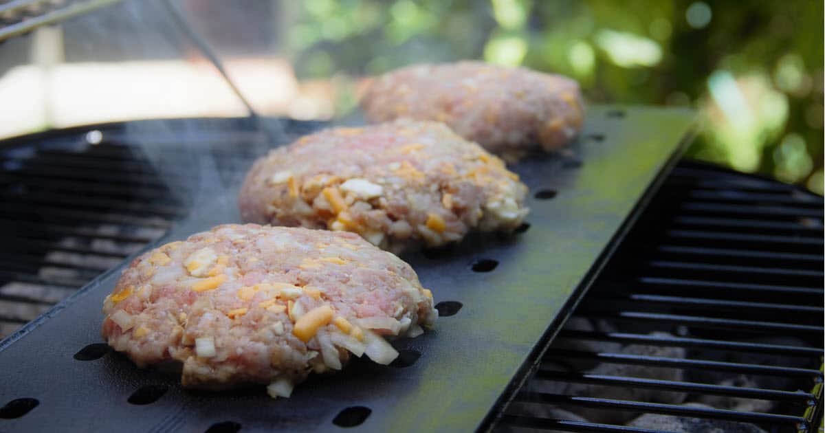 Cheesy Pork Burgers | Bush Cooking