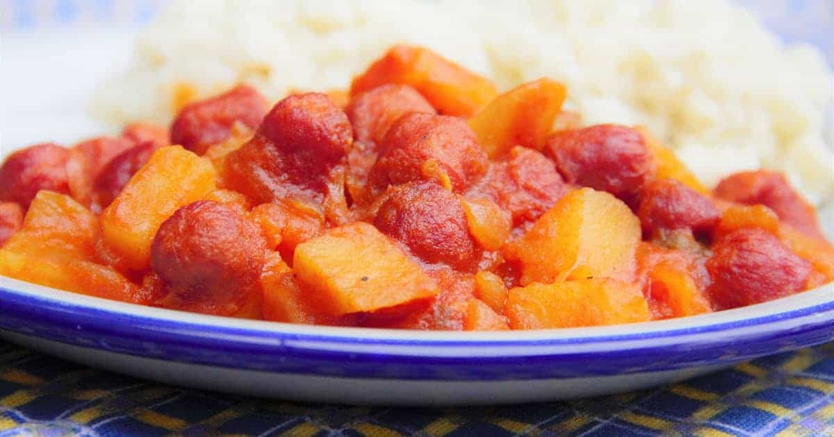 Sauspatot (Sausage Stew) | Bush Cooking