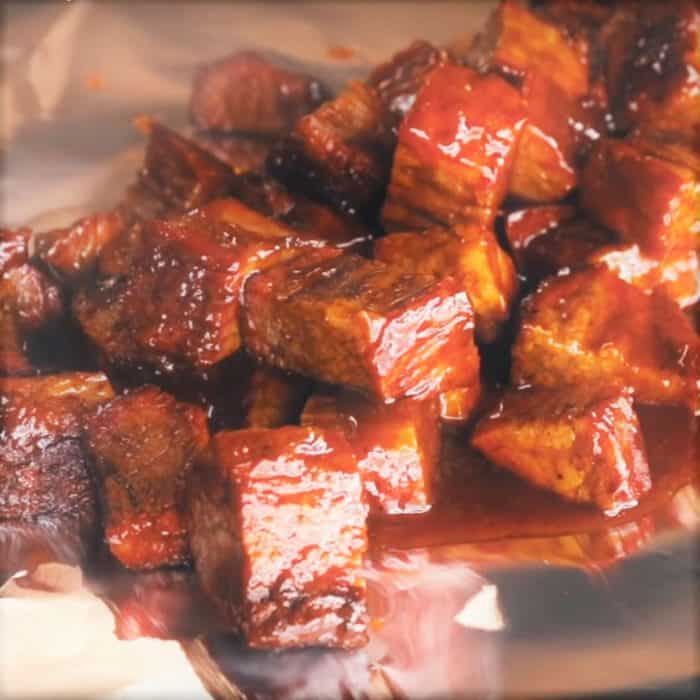 Brisket Burnt Ends Bush Cooking
