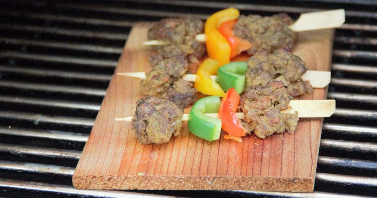 Plank Meatball Kebabs | Bush Cooking