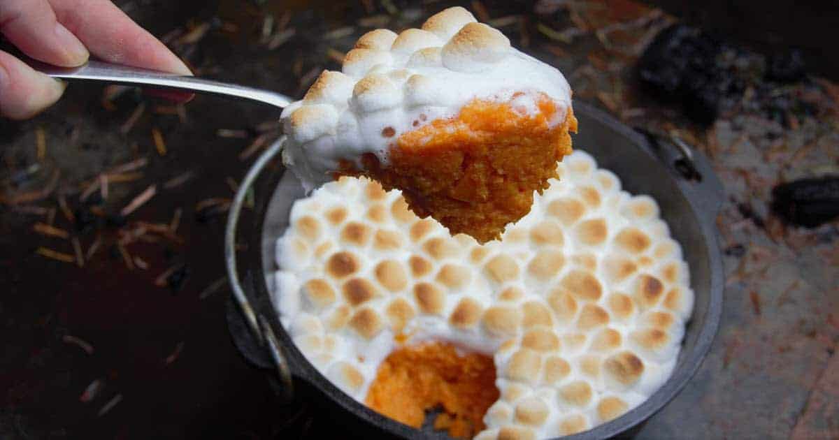 Sweet Potato Casserole | Bush Cooking