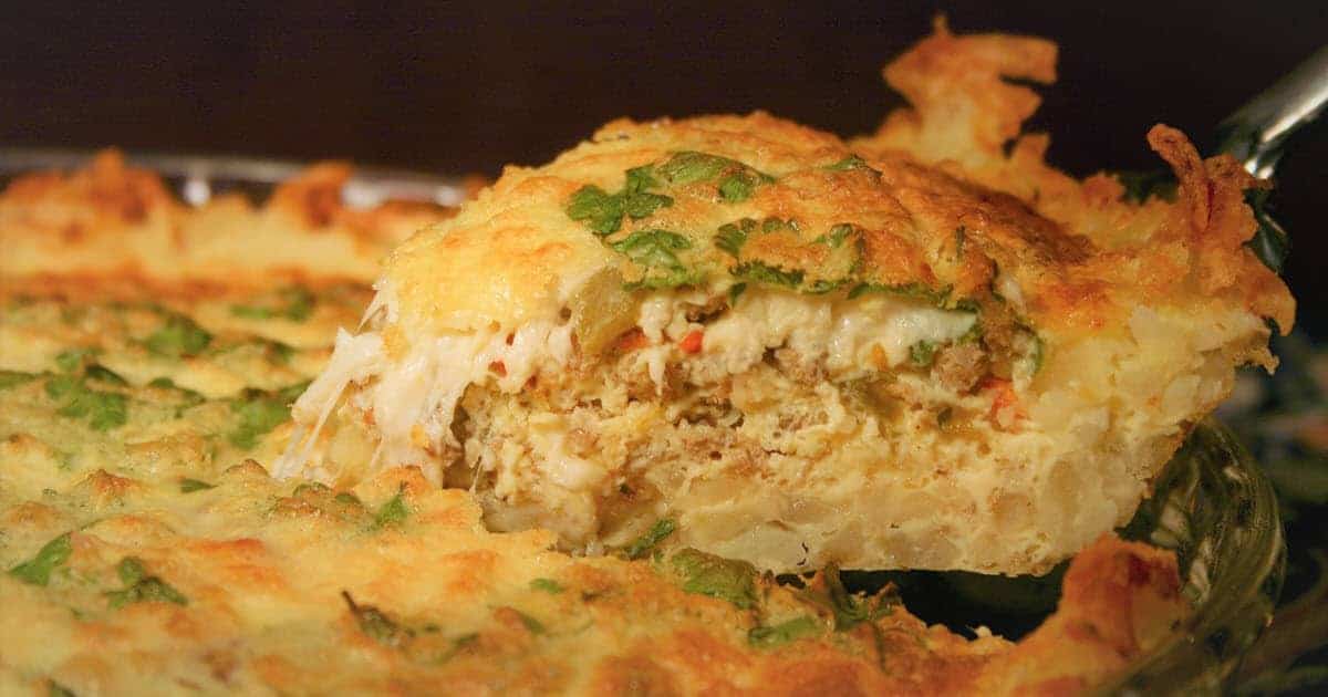 Wild Pig Sausage Quiche Bush Cooking