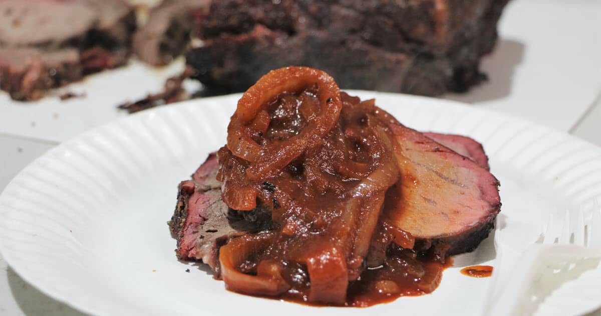 Pepper Crusted Steak Bush Cooking