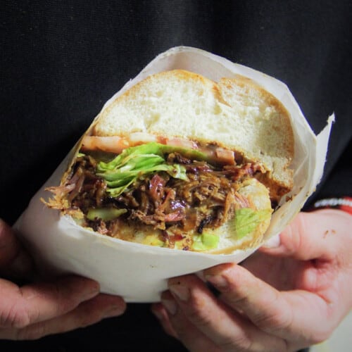 Brisket Po’boy Bush Cooking