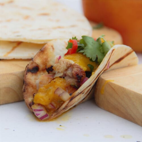 Grilled Jerk Chicken Tacos Bush Cooking