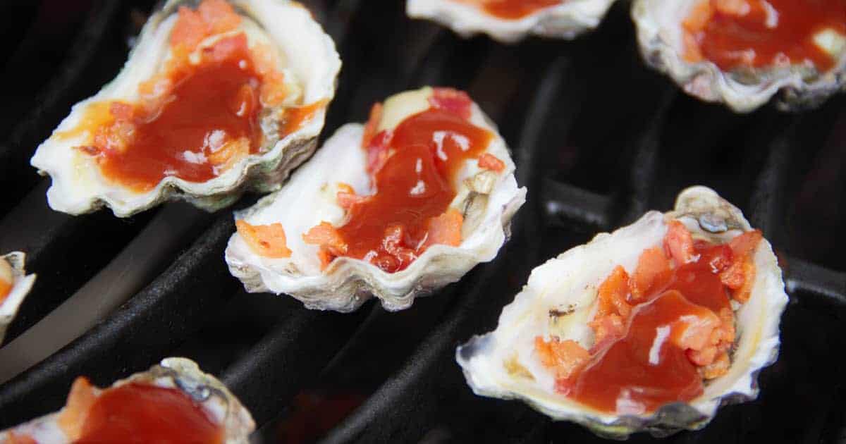 Grilled Oysters Kilpatrick Bush Cooking