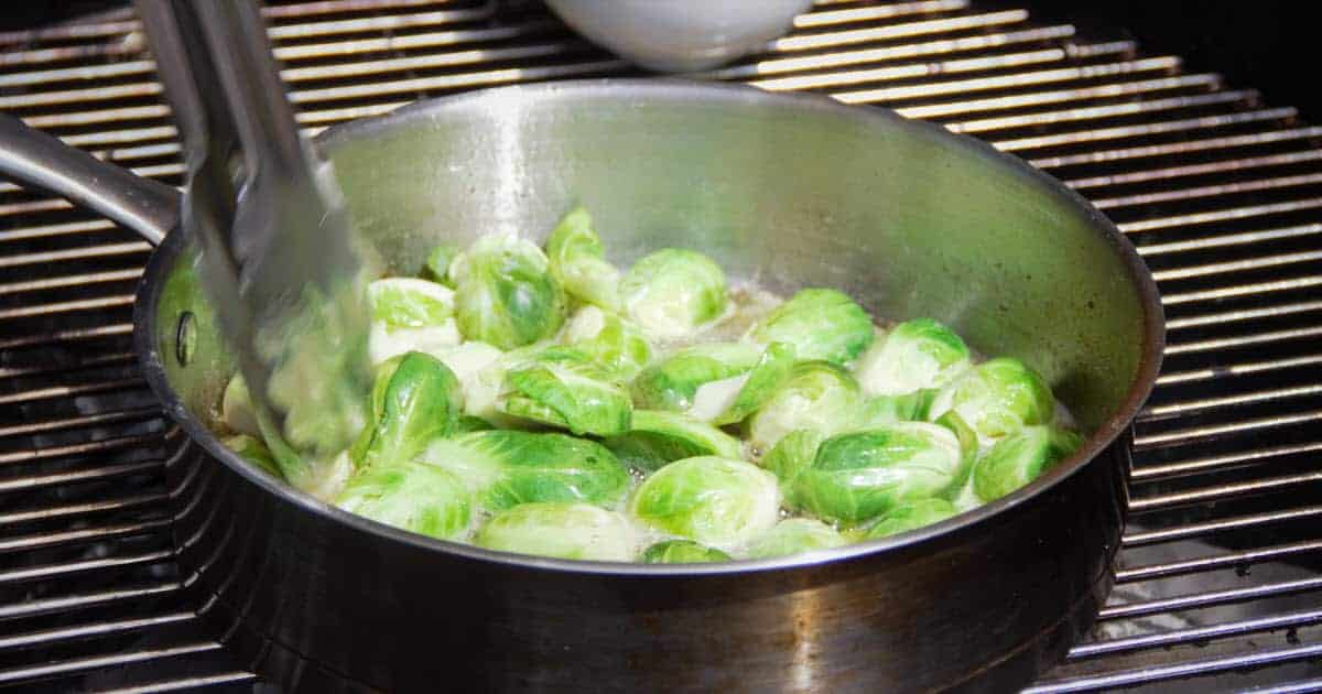 Garlic Butter Brussels Sprouts | Bush Cooking