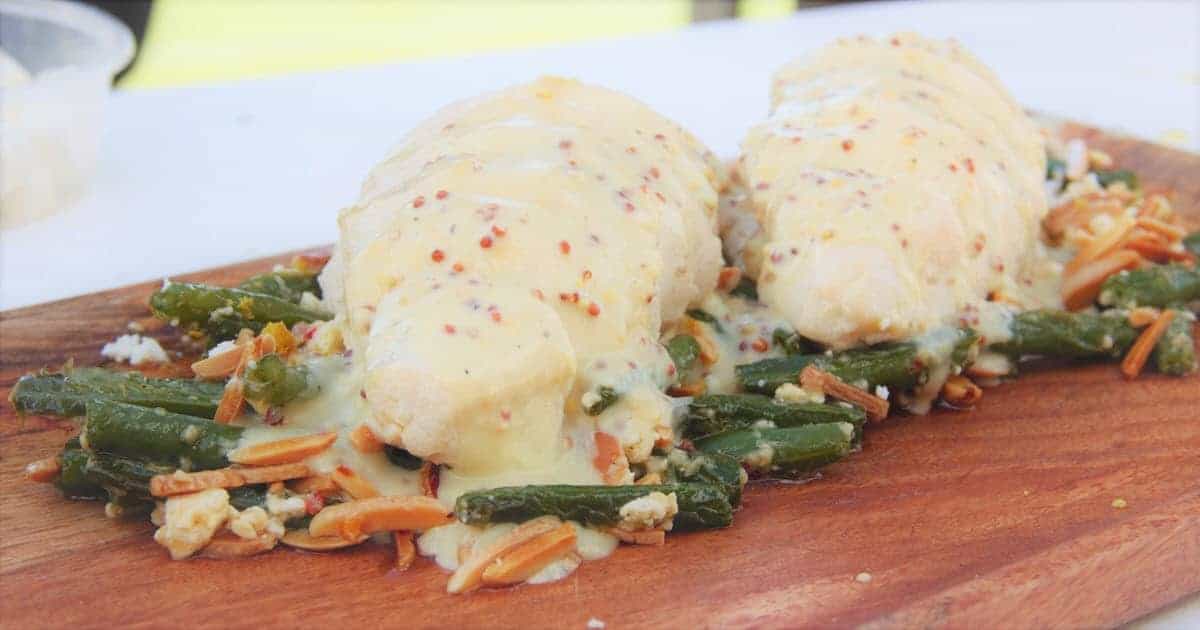 Butter Poached Chicken with Wine Sauce Bush Cooking
