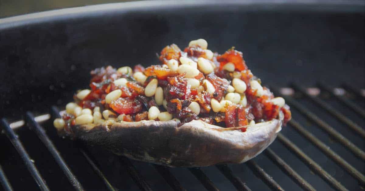 Stuffed Portobello Mushrooms | Bush Cooking