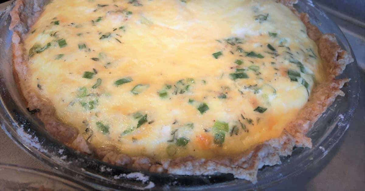 Bacon and Onion Quiche | Bush Cooking