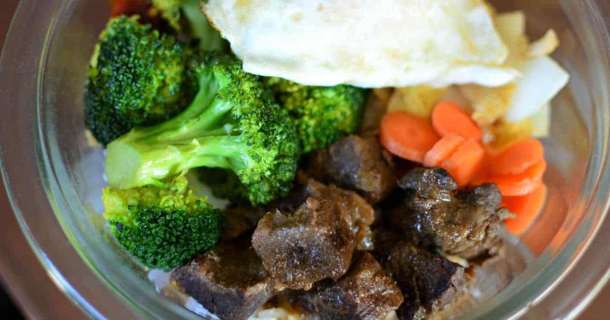Korean Inspired Beef Bowl | Bush Cooking