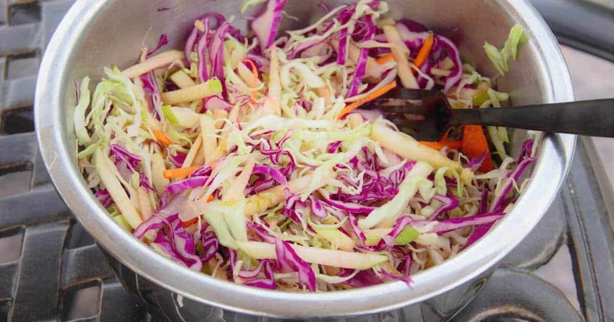 Fresh Apple Slaw | Bush Cooking