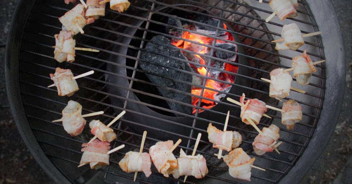 Bacon-Wrapped Shrimp | Bush Cooking