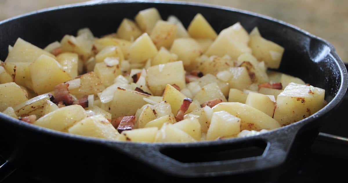 Skillet Breakfast Potatoes | Bush Cooking
