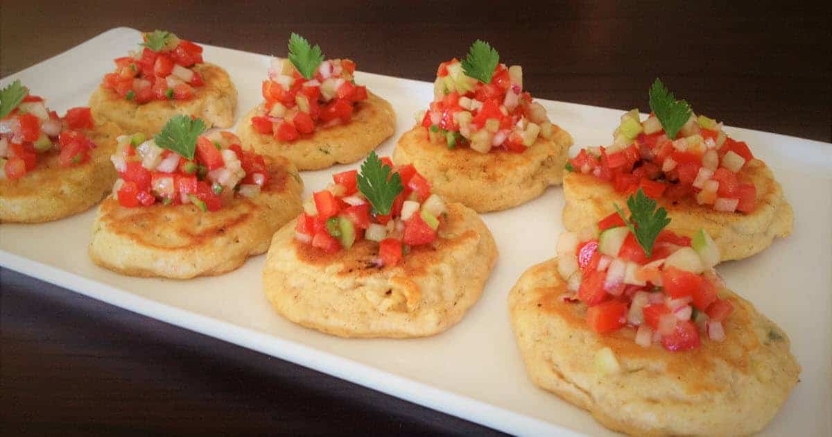 Mexican Corn Cake Bites | Bush Cooking