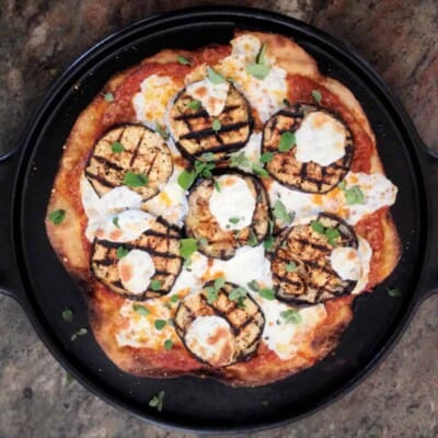 Grilled Eggplant Pizza | Bush Cooking