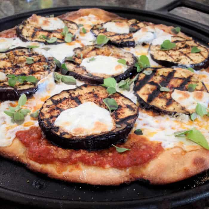 Grilled Eggplant Pizza - Bush Cooking