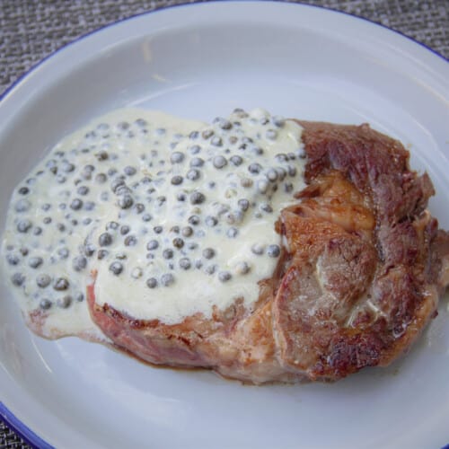 Steak Pepper Sauce Bush Cooking